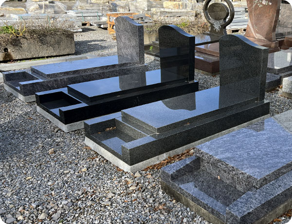 pierres tombales en granit et marbre près de Liège