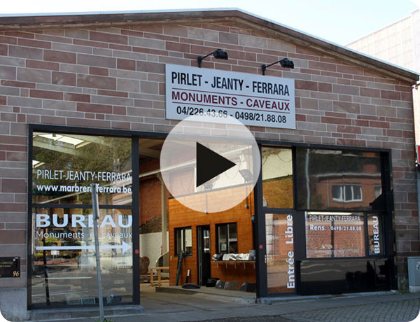 atelier et showroom de monuments funéraires à Liège